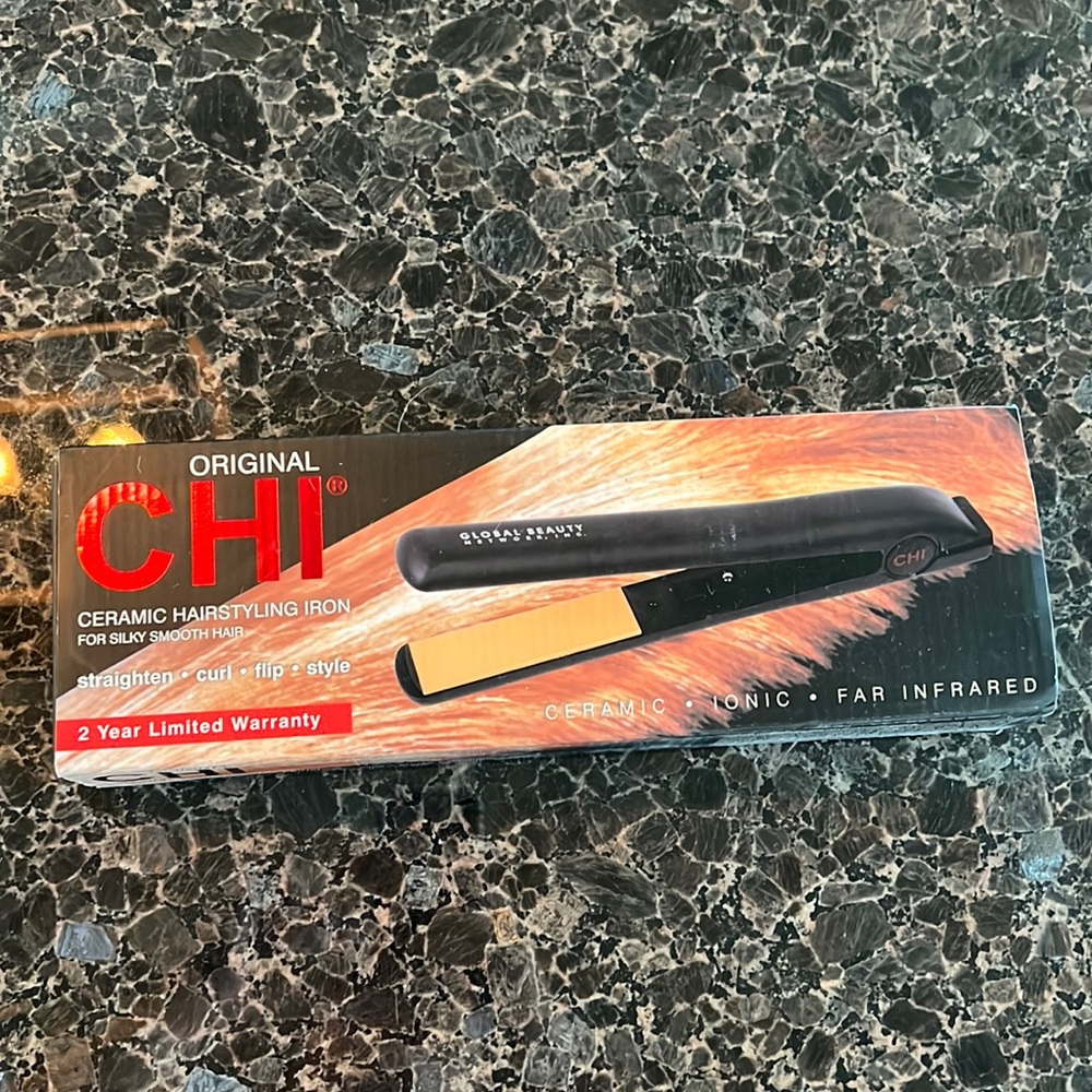 New unused black Chi hair straightener